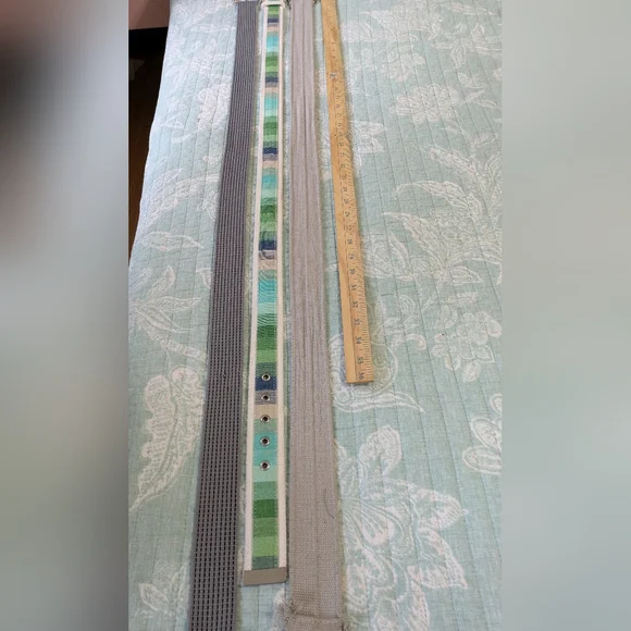 Bundle Of 3 Canvas Belts For Women. - Picture 3 of 3